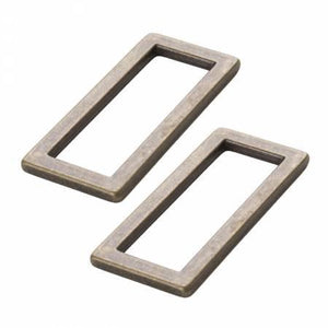 Rectangle Ring Flat 1-1/2in Antique Brass