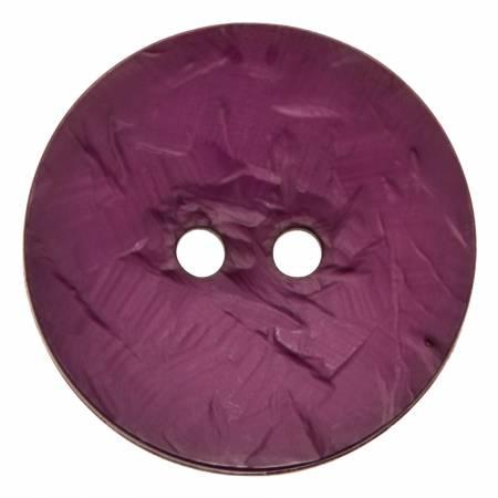 Round Polyamide Button 1-3/4 Inch Dark Lilac