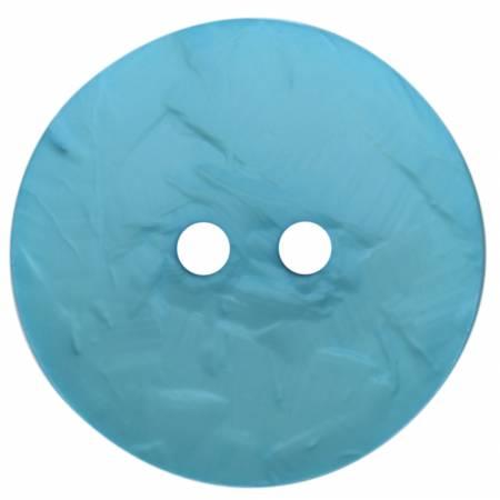 Round Polyamide Button 1-3/4 Inch Turquoise