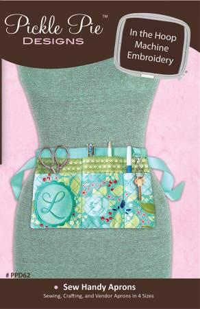 Sew Handy Aprons In The Hoop Machine Embroidery Design CD