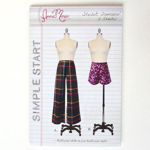 Simple Start Starlet Trousers & Shorts Pattern