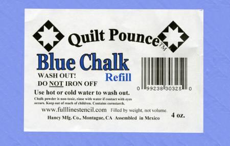 Stencil Chalk Refill for Quilt Pounce Pad Blue