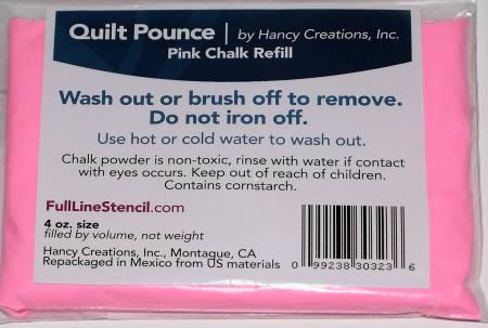 Stencil Chalk Refill for Quilt Pounce Pad Pink