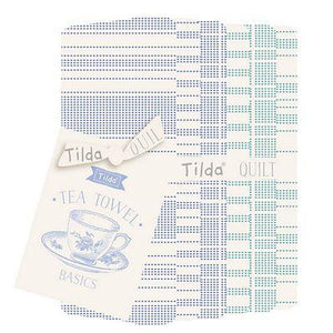 Tea Towel Basics FQB Blue/Teal