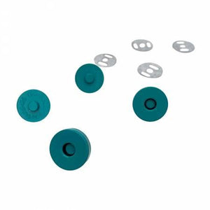 Teal Magnetic Snaps 3/4"