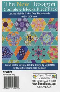 The New Hexagon Paper Piece Fabric Cutting Papers Set
