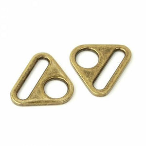 Triangle Ring 1 in Antique Bronze