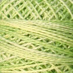 Variegated Pearl Cotton Lime Sherbet O543