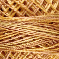 Variegated Pearl Cotton Spun Wheat O581