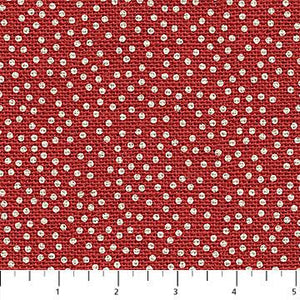 Warm and Cozy Dots  Red