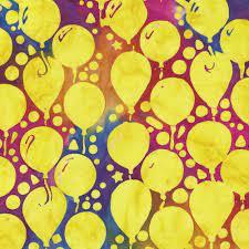 Yellow Balloons Batik