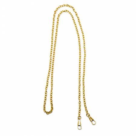 Yellow Gold 47in Purse Chain